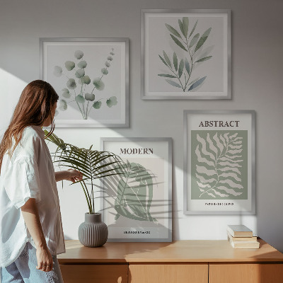 Wanddeko-set Matisse entwirft Boho-Pflanzen