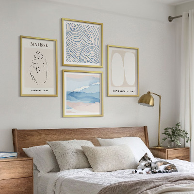 Wanddeko-set Matisses abstrakte Formen