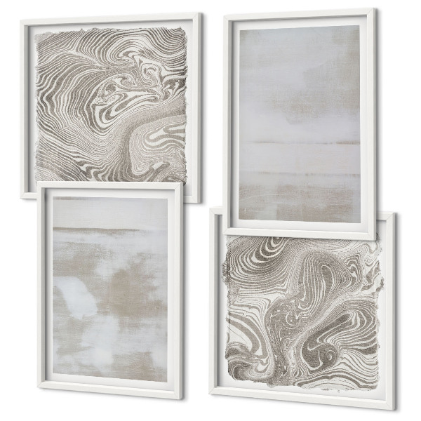 Polyptychon mit rahmen Abgenutzte Texturen, moderner Stil