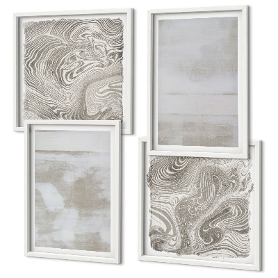 Polyptychon mit rahmen Abgenutzte Texturen, moderner Stil