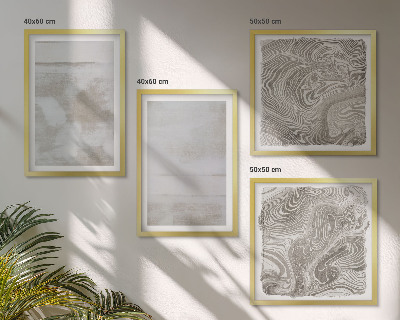 Polyptychon mit rahmen Abgenutzte Texturen, moderner Stil
