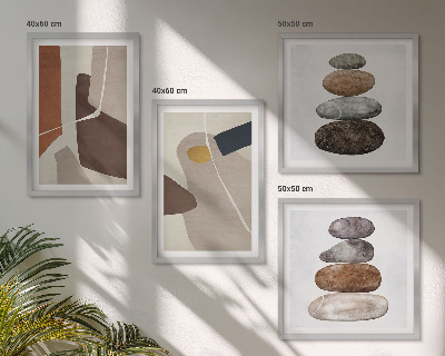 Wanddeko-set Abstrakte Boho-Formen