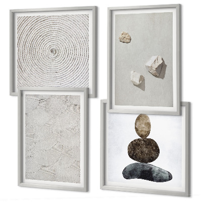Wanddeko-set Sandsteine ​​moderne Farbe