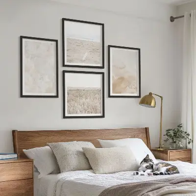 Wanddeko-Set in modischen Pastelltexturen