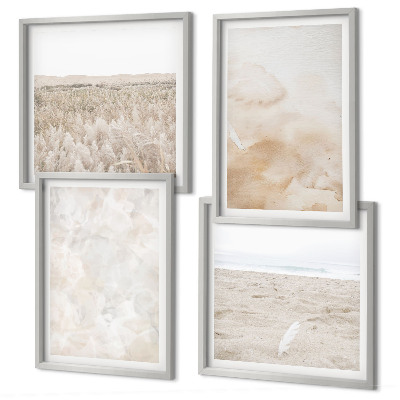 Wanddeko-set Modische Pastelltexturen