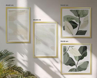 Wanddeko-set Leuchtende, abstrakte Boho-Farben