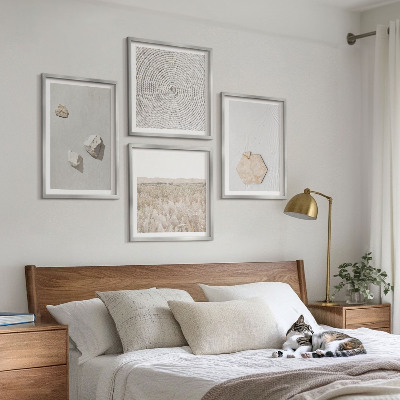 Polyptychon mit rahmen Leichte Boho-Sandtexturen