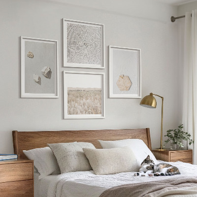 Polyptychon mit rahmen Leichte Boho-Sandtexturen
