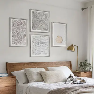 Wanddeko-Set mit leichten Boho-Sandstrukturen