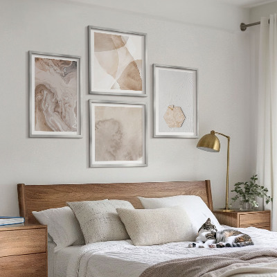 Wanddeko-set Designabstraktion, Naturinspiration