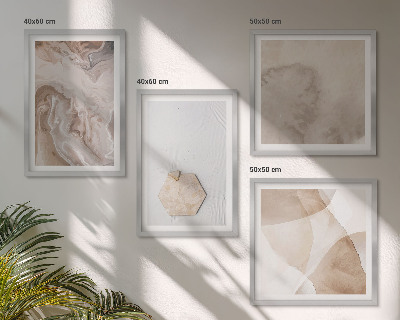Wanddeko-set Designabstraktion, Naturinspiration