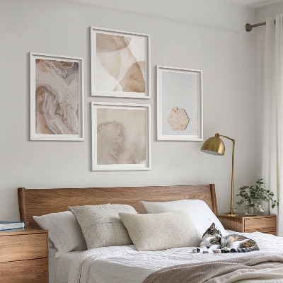 Wanddeko-set Designabstraktion, Naturinspiration