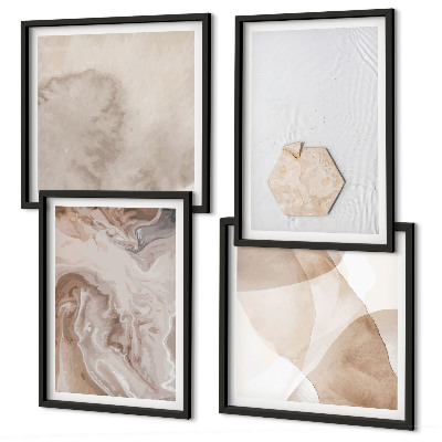 Wanddeko-set Designabstraktion, Naturinspiration