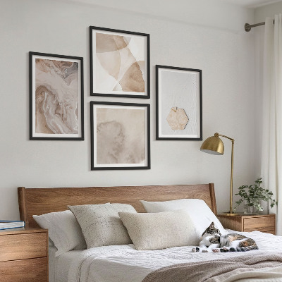 Wanddeko-set Designabstraktion, Naturinspiration