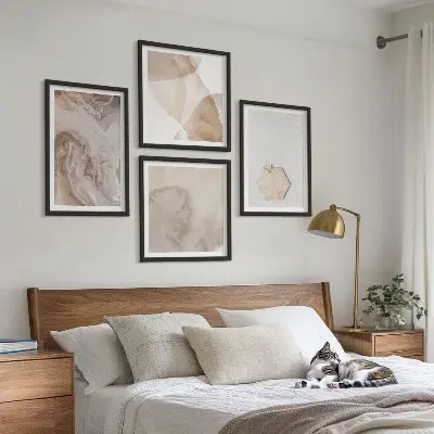 Wanddeko-Set mit abstraktem Design und Naturinspiration
