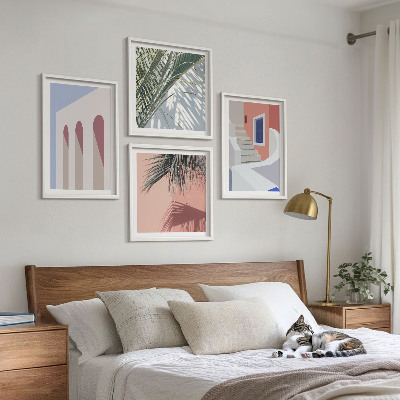 Wanddeko-set Illustrationen der Stadtarchitektur