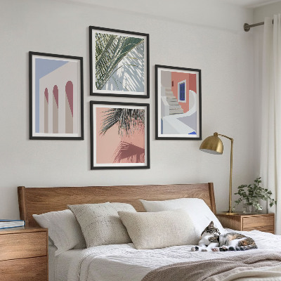 Wanddeko-set Illustrationen der Stadtarchitektur