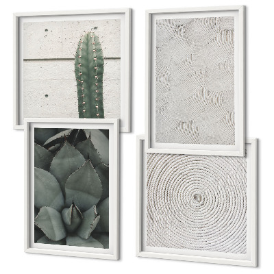 Wanddeko-set Sommerliche Texturen aus den Tropen