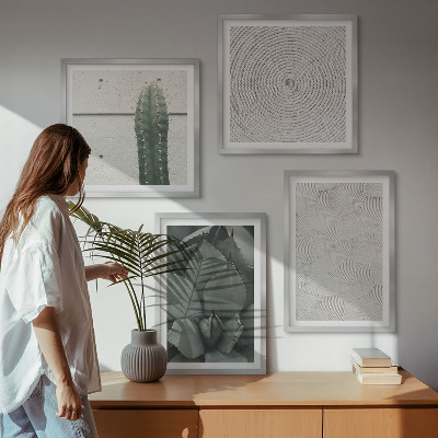Wanddeko-set Sommerliche Texturen aus den Tropen