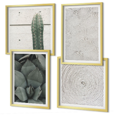 Wanddeko-set Sommerliche Texturen aus den Tropen