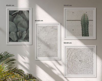 Wanddeko-set Sommerliche Texturen aus den Tropen