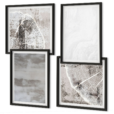 Wanddeko-set Abstrakte moderne Formen