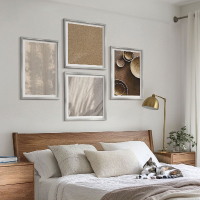 Wanddeko-set Strukturen, Texturen, Minimalismus