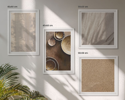 Wanddeko-set Strukturen, Texturen, Minimalismus