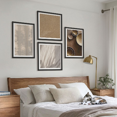 Wanddeko-set Strukturen, Texturen, Minimalismus