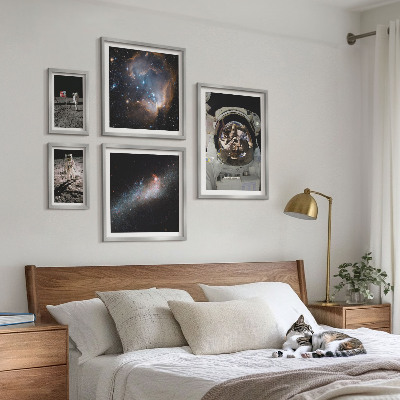 Bildergalerie-set für die wand Astronauten landen auf dem Mond