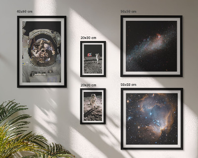 Bildergalerie-set für die wand Astronauten landen auf dem Mond
