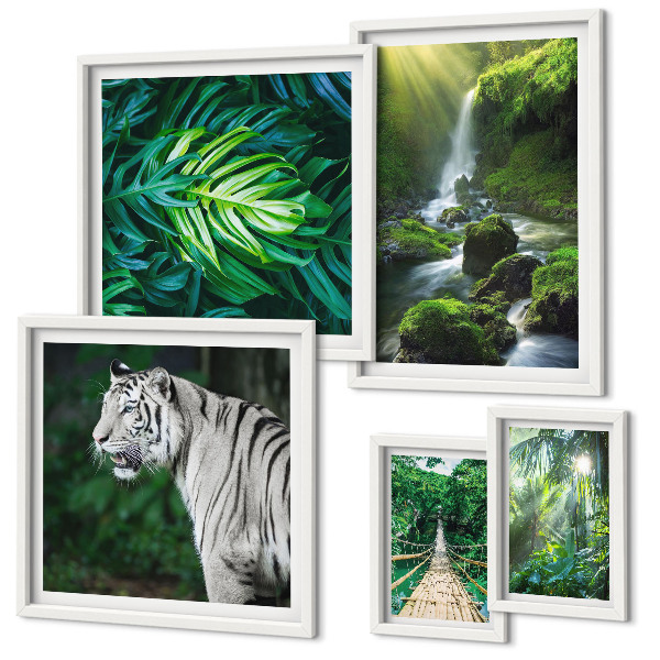 Bildergalerie-set für die wand Tropische Naturlandschaften