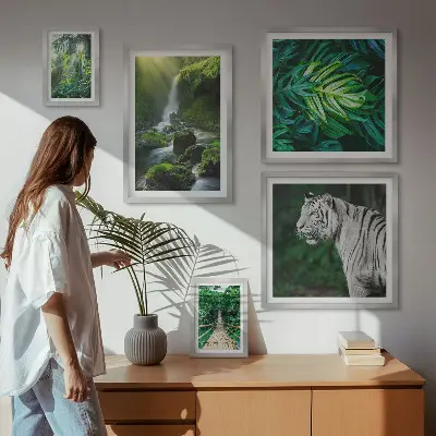 Bildergalerie-Set für die Wand mit tropischen Naturlandschaften