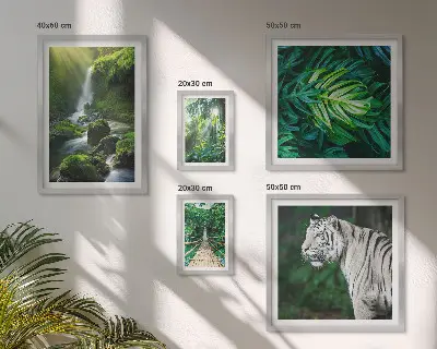 Bildergalerie-Set für die Wand mit tropischen Naturlandschaften