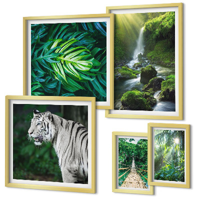 Bildergalerie-set für die wand Tropische Naturlandschaften