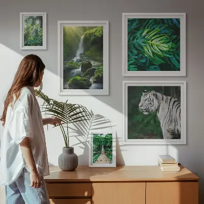 Bildergalerie-Set für die Wand mit tropischen Naturlandschaften