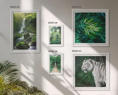 Bildergalerie-Set für die Wand mit tropischen Naturlandschaften
