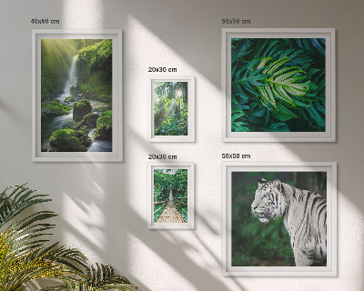 Bildergalerie-set für die wand Tropische Naturlandschaften