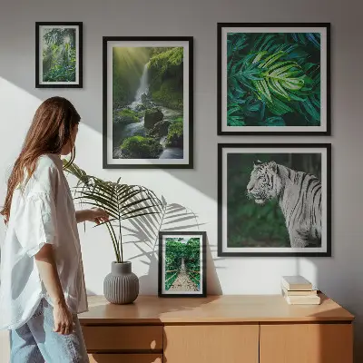 Bildergalerie-Set für die Wand mit tropischen Naturlandschaften