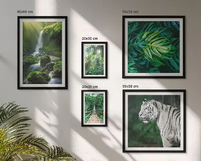 Bildergalerie-Set für die Wand mit tropischen Naturlandschaften