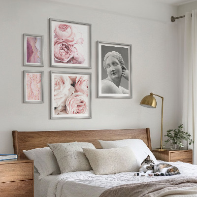 Bildergalerie-set für die wand Klassische Blumenskulpturen