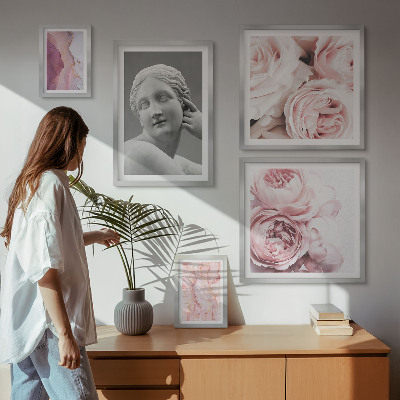 Bildergalerie-set für die wand Klassische Blumenskulpturen