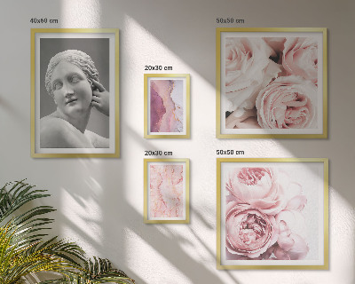 Bildergalerie-set für die wand Klassische Blumenskulpturen