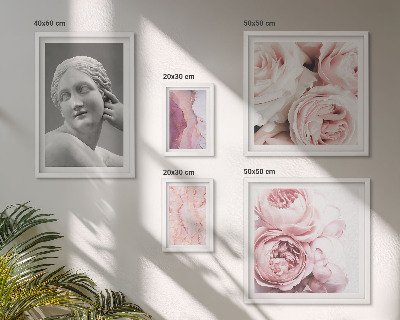 Bildergalerie-set für die wand Klassische Blumenskulpturen