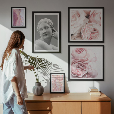 Bildergalerie-set für die wand Klassische Blumenskulpturen