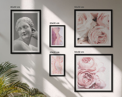 Bildergalerie-set für die wand Klassische Blumenskulpturen