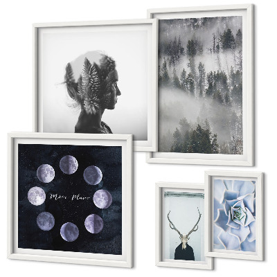 Bildergalerie-set für die wand Naturwald-Raummotive