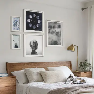 Wandbilder-Set Naturwald mit stimmungsvollen Raummotiven