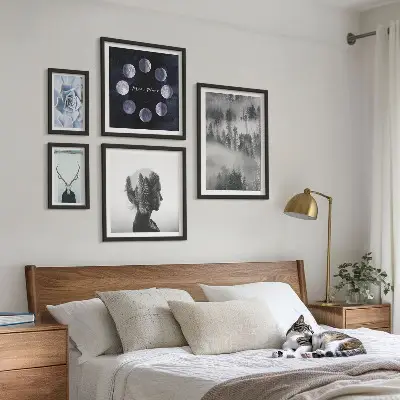 Wandbilder-Set Naturwald mit stimmungsvollen Raummotiven
