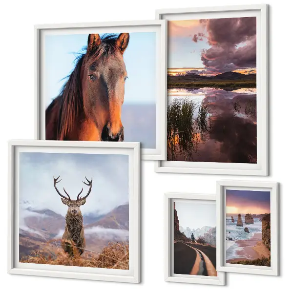 Bildergalerie-Set für die Wand natürliche Schönheit der Landschaften